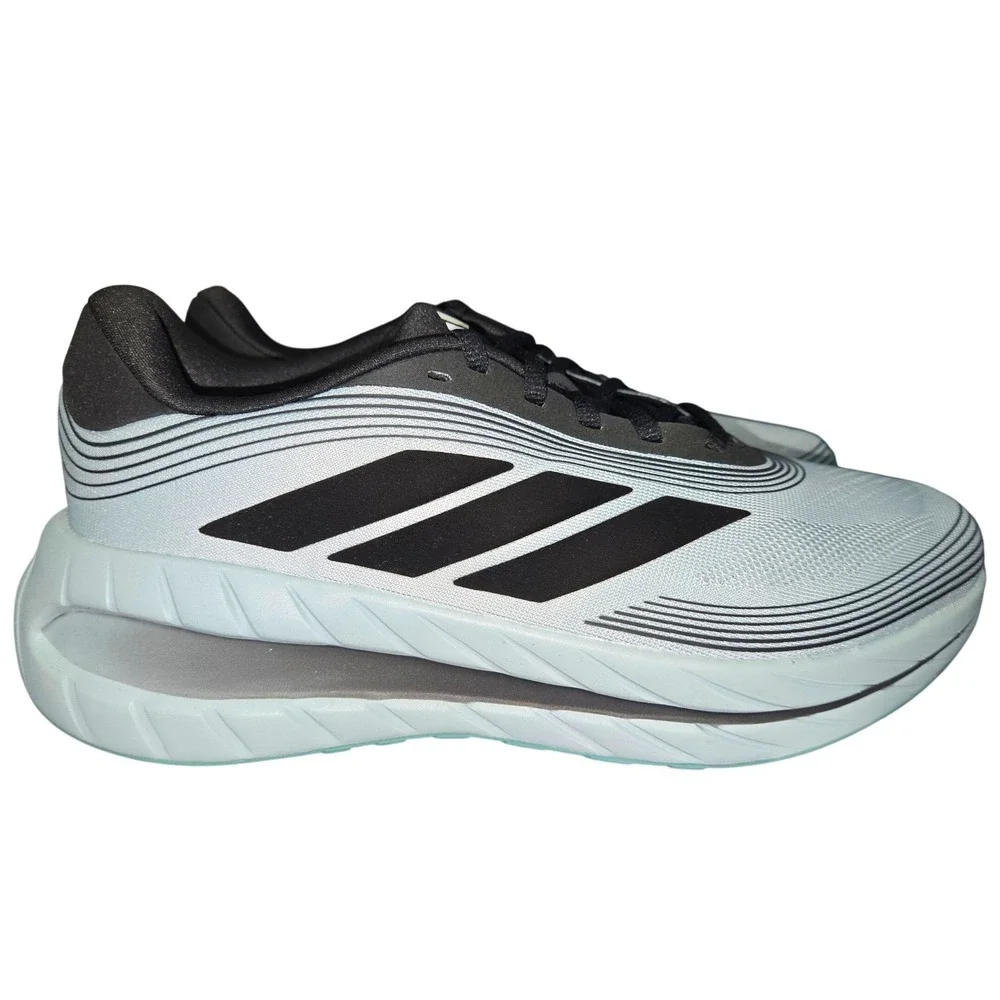 Adidas Adipure Shift Running Shoes Blue Grey Black Mens 8 Womens 9 NEW
